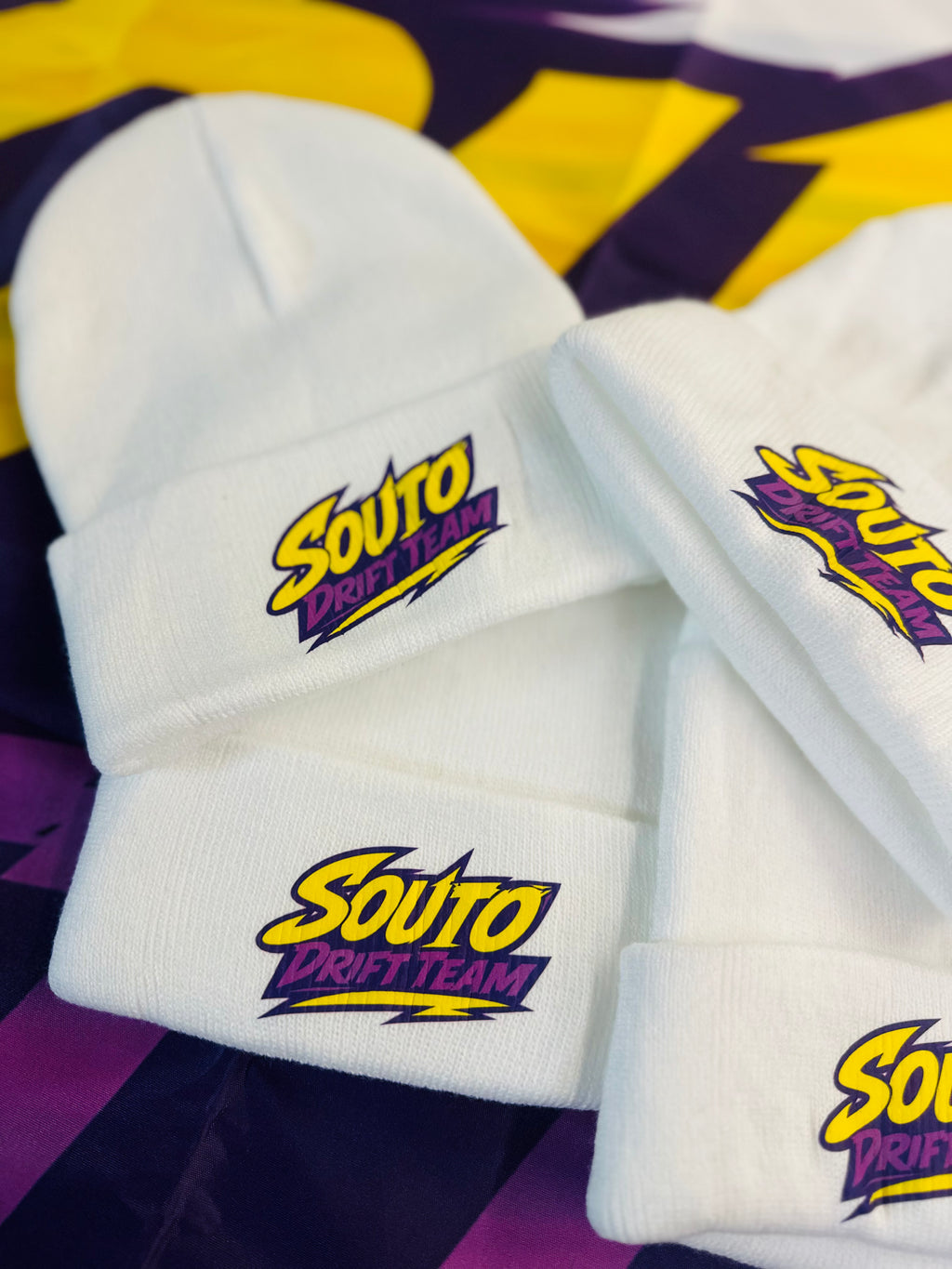 🏁 GORRO SOUTO DRIFT TEAM – BRANCO